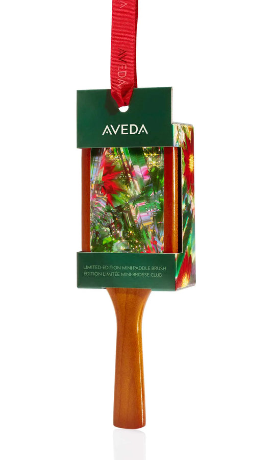 Aveda mini paddle brush ornament